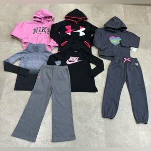 Girls NIKE/UNDER ARMOUR/IVIVVA/BODY GLOVE Sweatshirts..Athletic Pants & Shirts